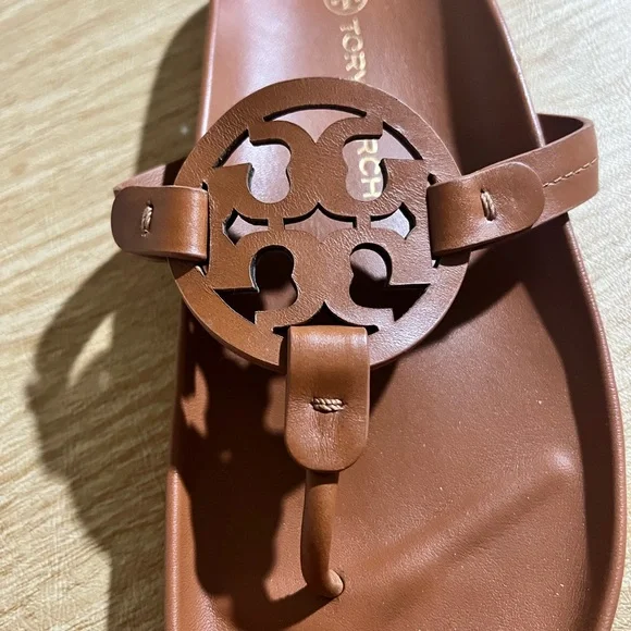 Tory Burch Miller Cloud Tan Sandals 7.5 - Picture 3 of 8
